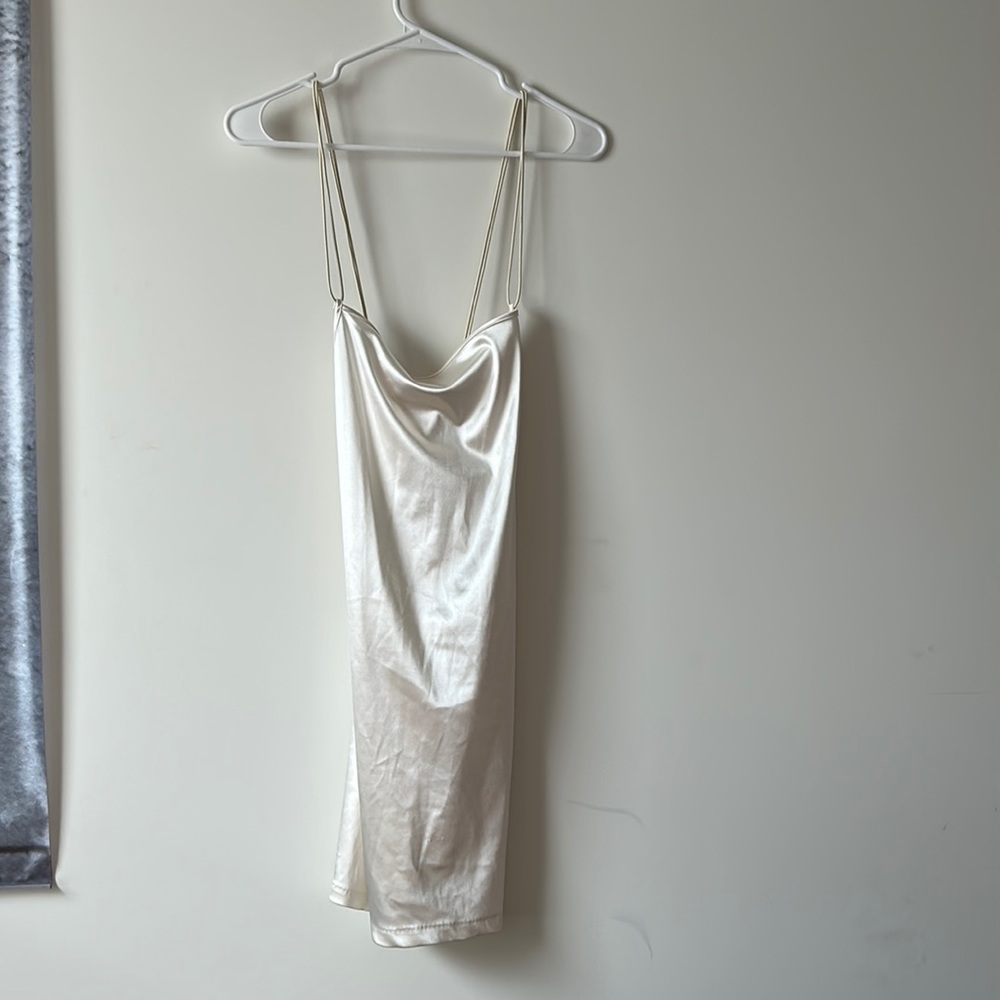 h&m shimmer dress